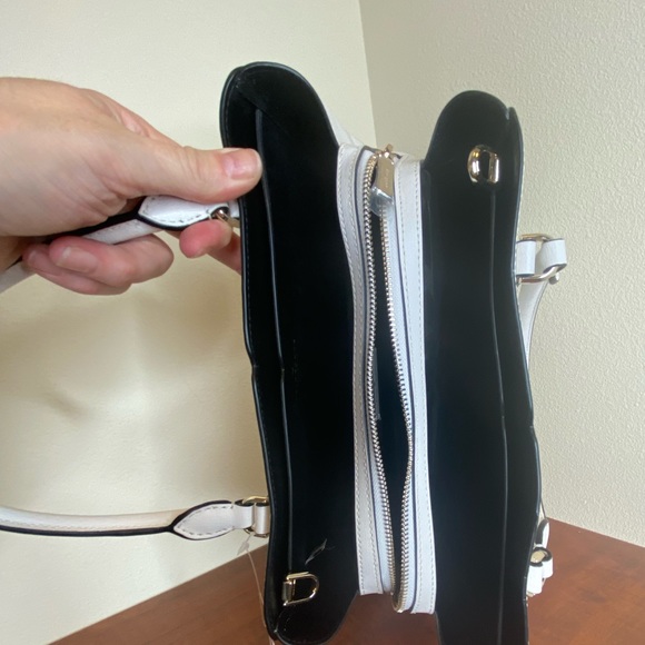 NWT Authentic Kate Spade Medium Triple Compartment Satchel, Opticwhite color - Picture 8 of 16